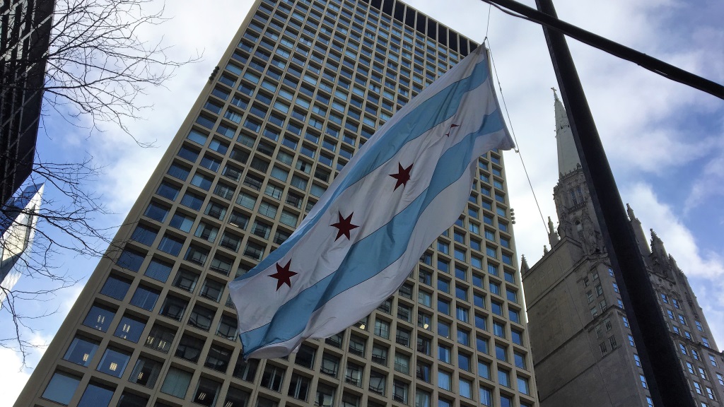 Chicago, Illinois Flag