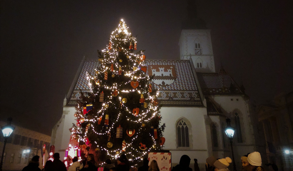 Christmas at St. Mark's, Zagreb, Croatia