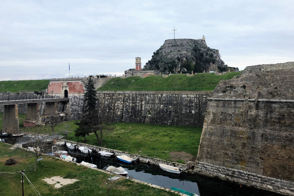 Old Fortress in Corfu, Greece
