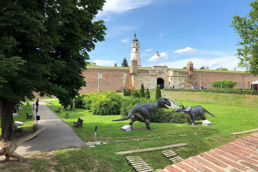 Dinosaurs Invaded the Castle! Belgrade, Serbia